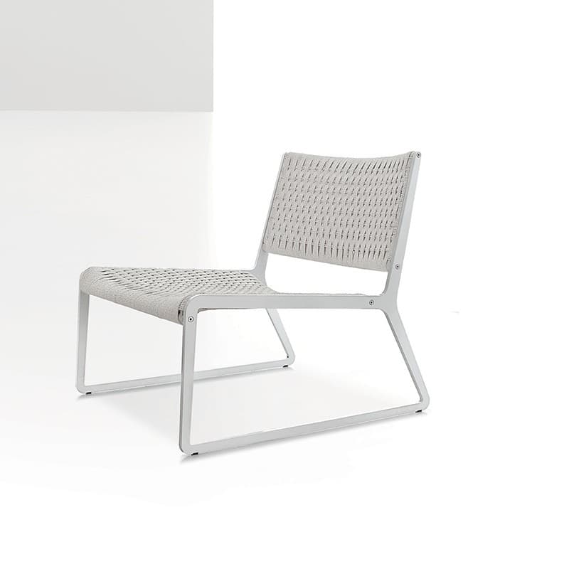 Wing White Painted Frame Lounge Chair