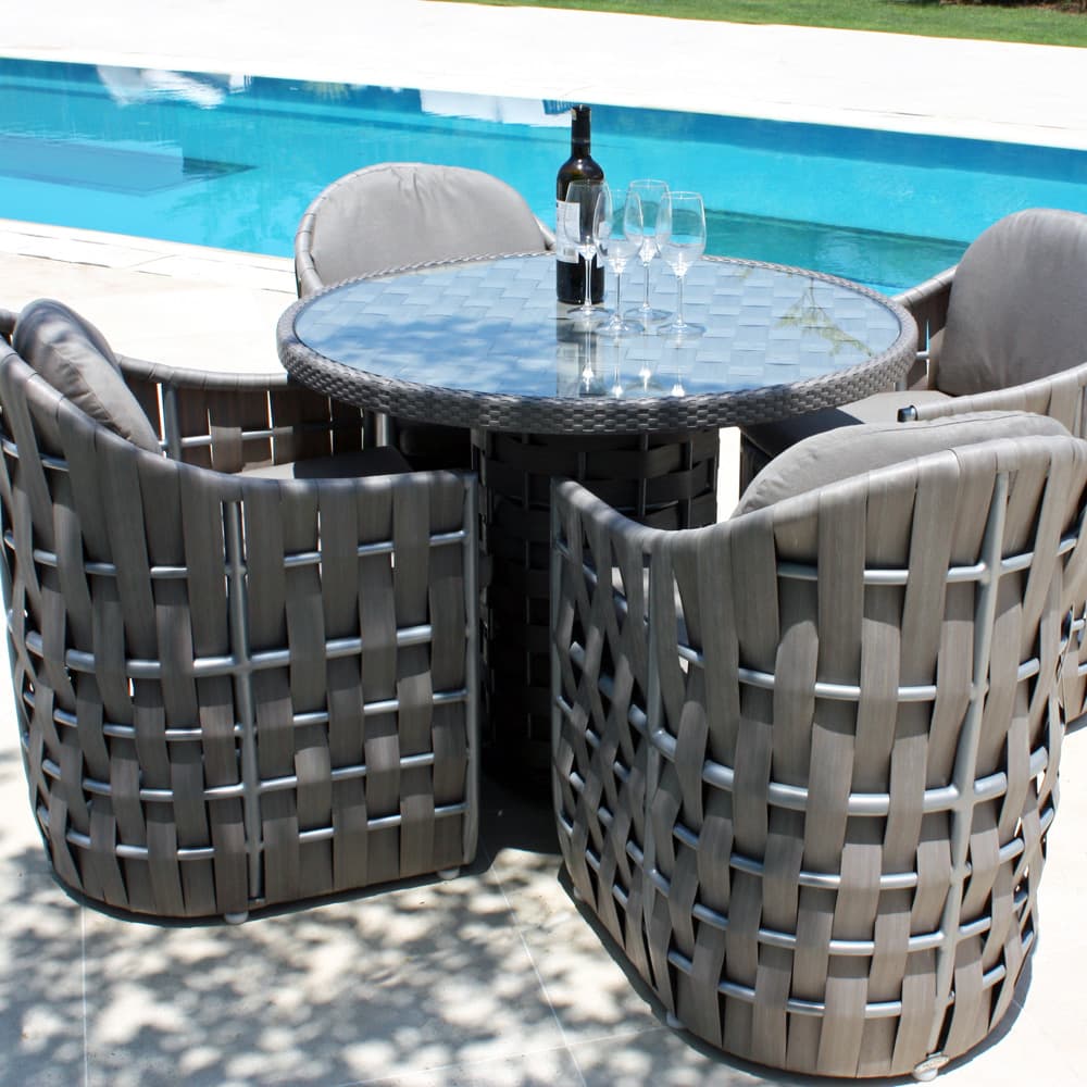 Strips Small Outdoor Armchair