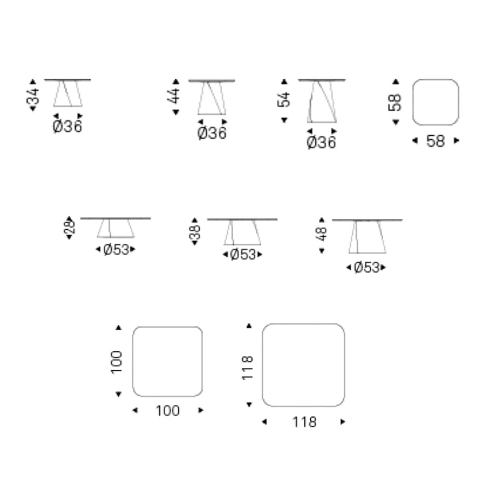 Another angle of Albert Keramik S coffee table by Cattelan Italia at FCI London