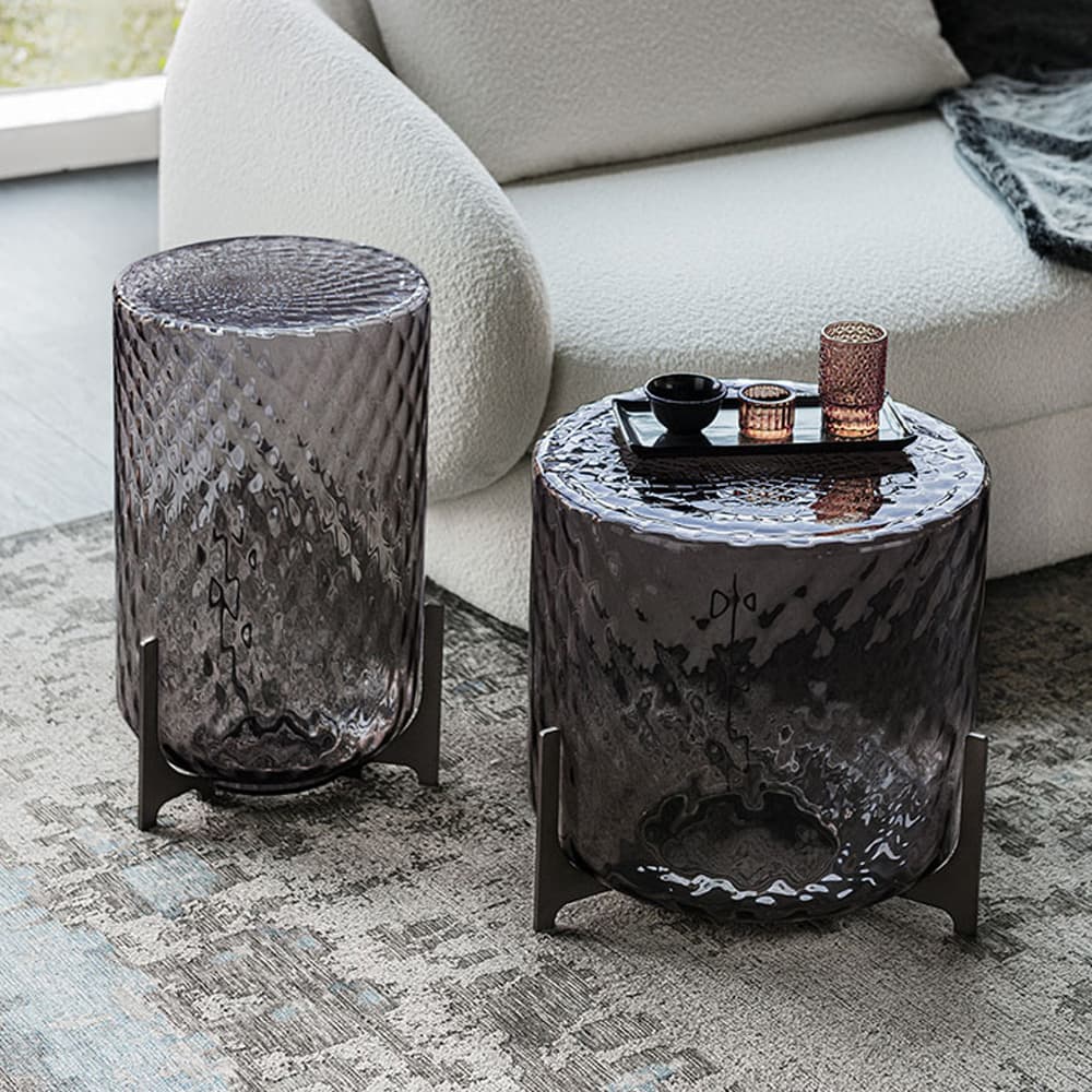 Close-up of Dodo coffee table with intricate rhombus pattern by Cattelan Italia FCI London