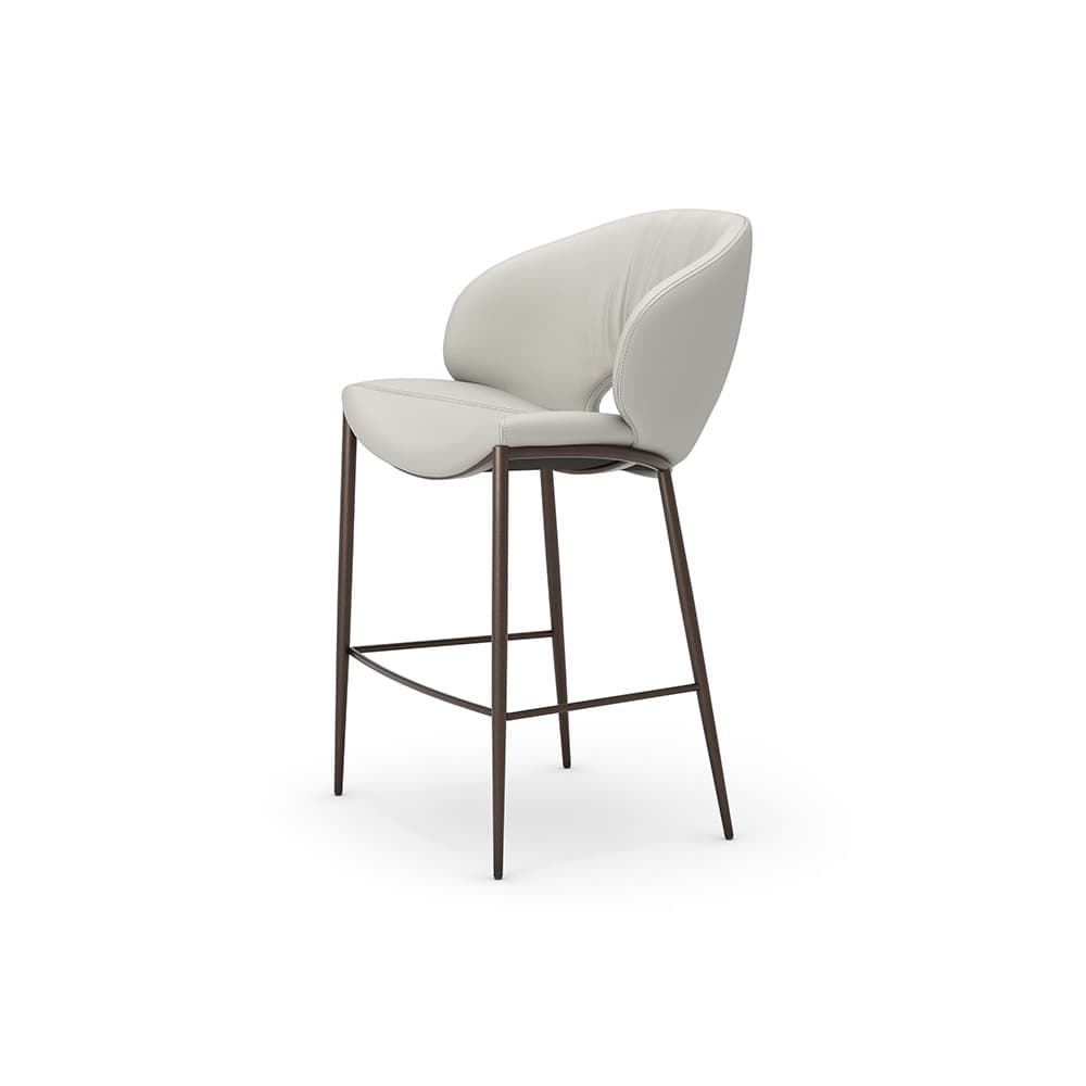 Miranda bar stool with a sleek metal frame from FCI London