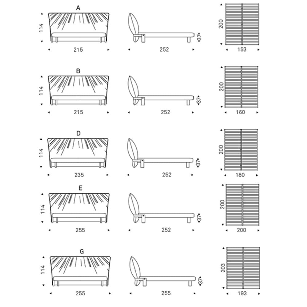 Pascal Double Bed By FCI London