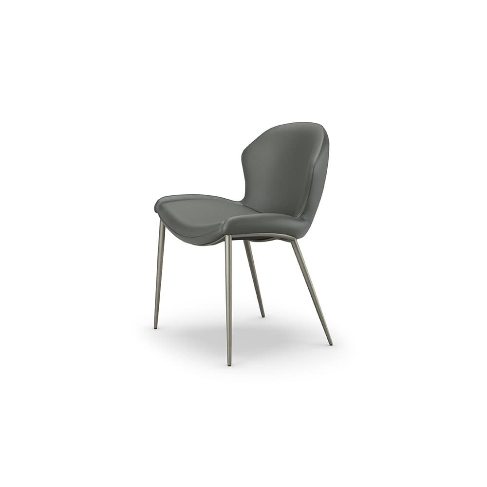 Rachel ML Swivel Chair with modern steel frame by Cattelan Italia from FCI London