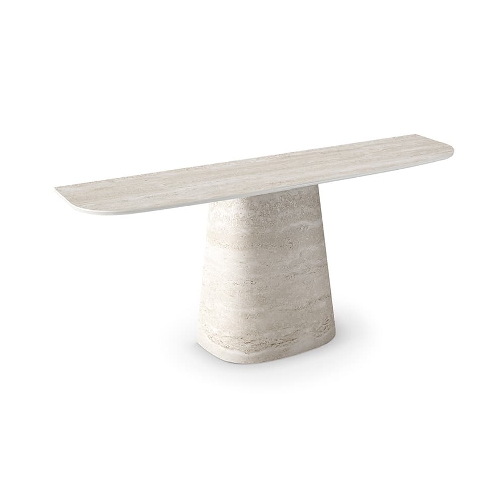 Rado Keramik Console Table with ceramic top and sculptural base by Cattelan Italia FCI London