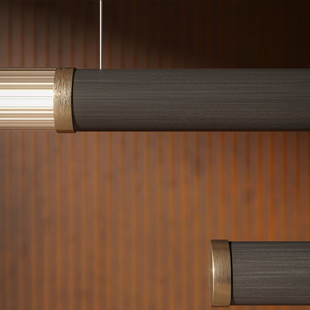Close up of Regata ceiling lamp by Cattelan Italia at FCI London