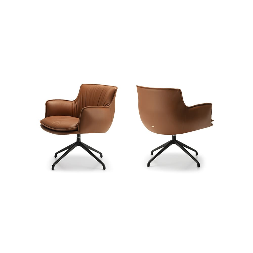 Rhonda Lounge Swivel Chair By FCI London