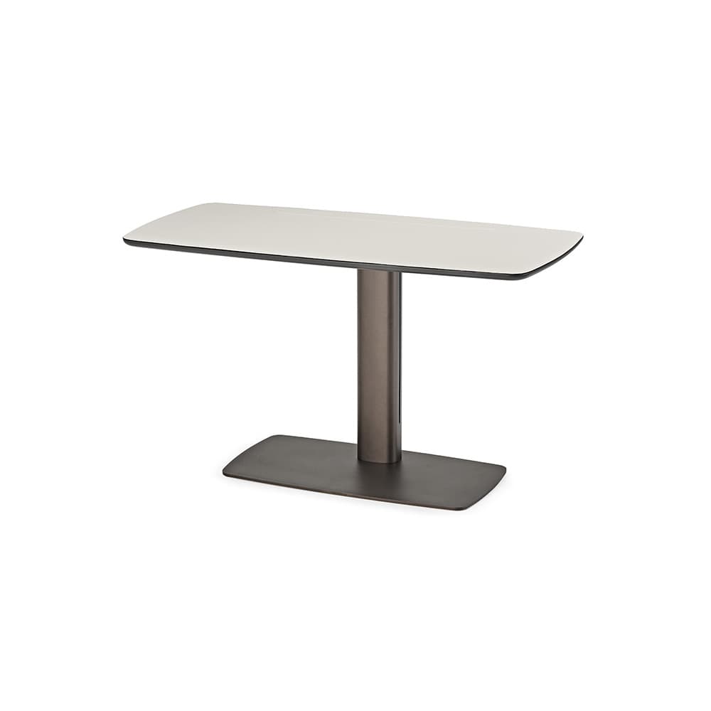 Run leather desk by Cattelan Italia with sleek design and premium leather finish FCI London