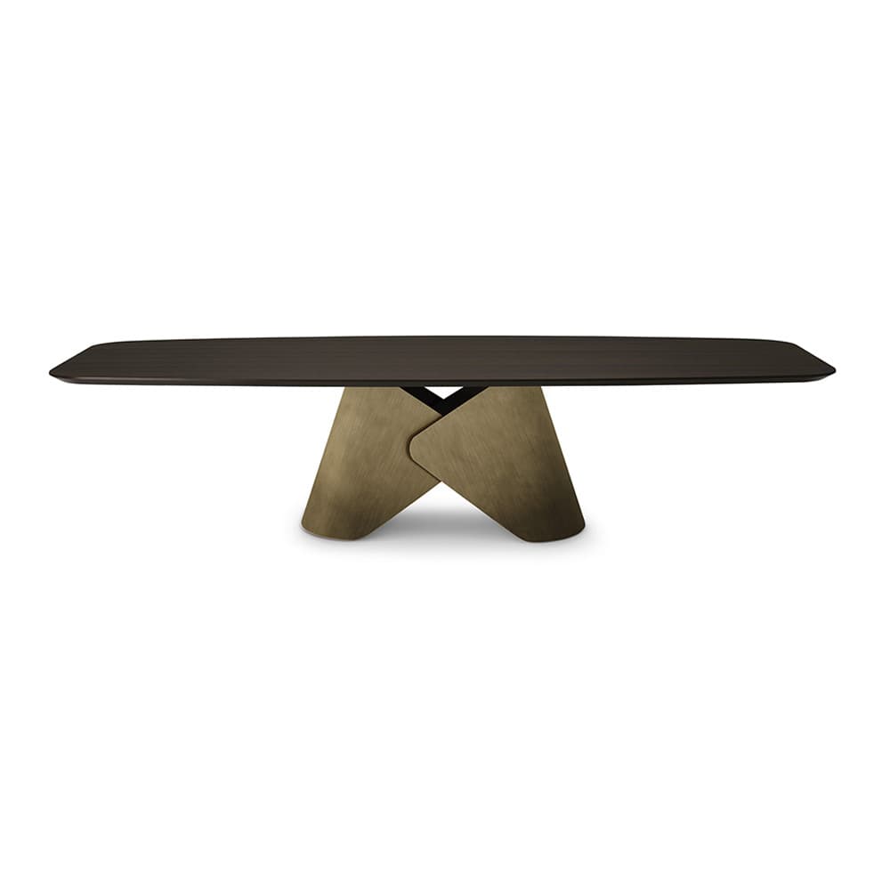 Scott wood dining table by Cattelan Italia at FCI London with wooden finish