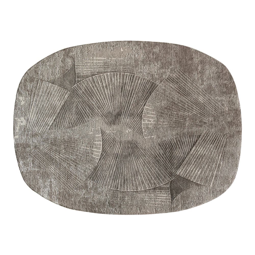 Sendai rug by Cattelan Italia featuring a soft grey pattern from FCI London