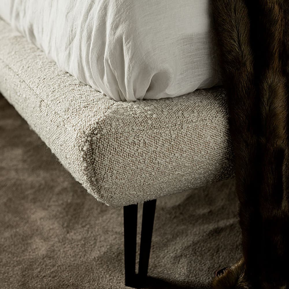 Another angle of Thomas double bed with sleek design by Cattelan Italia at FCI London