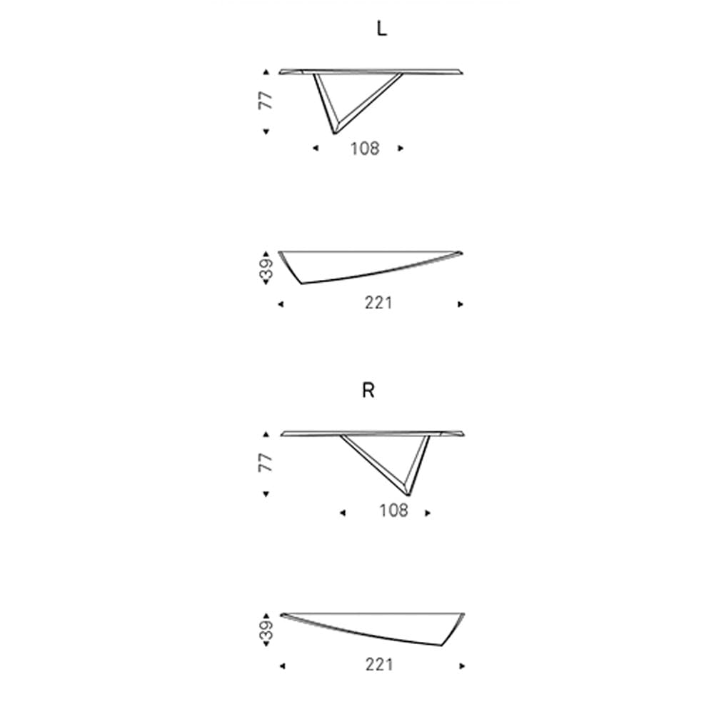 Varenne console table by Cattelan Italia at FCI London modern console in stylish home