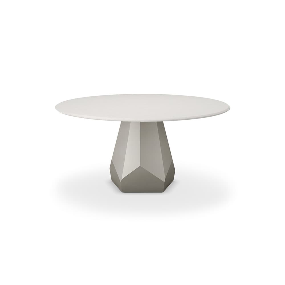 Side view of Zermatt Argile dining table by Cattelan Italia available at FCI London