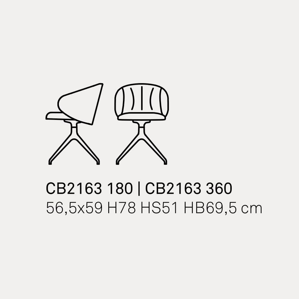 Tuka Soft Cb2163 180 Swivel Chair By FCI London
