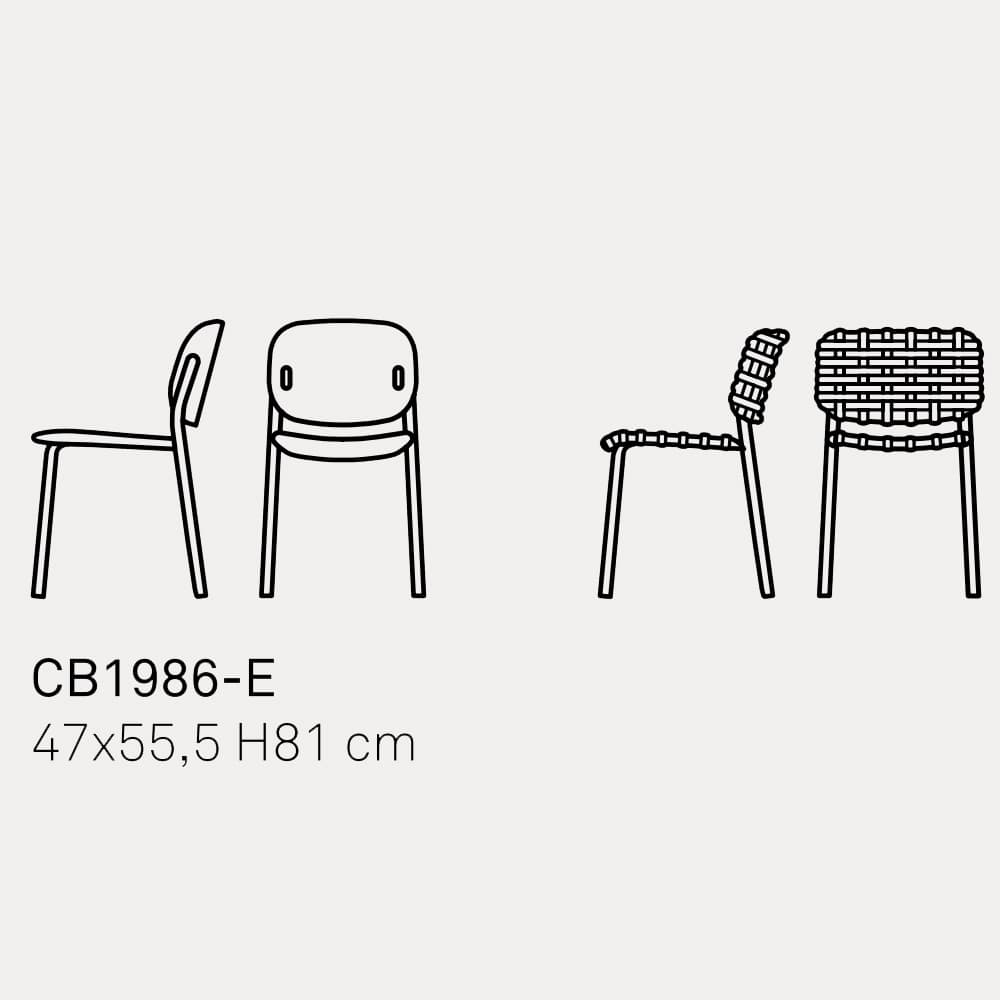 Yo Cb1986-E Dining Chair By FCI London