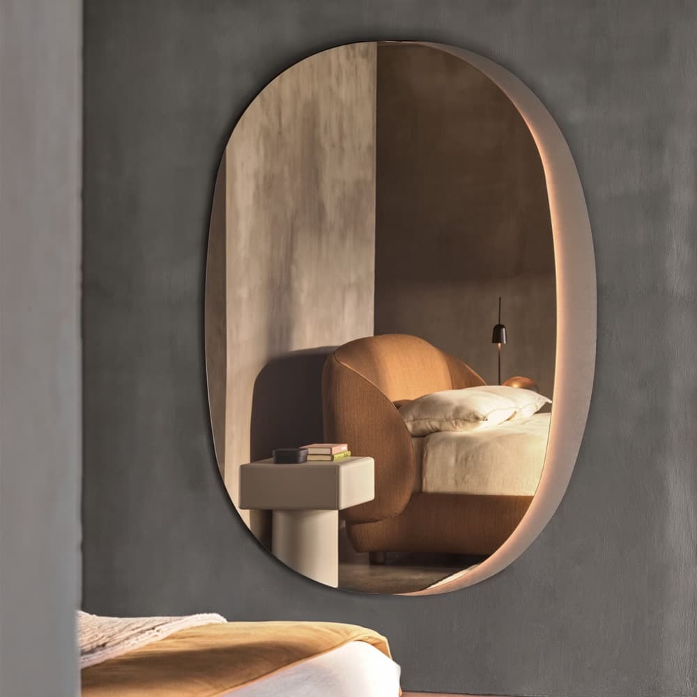Helios mirror by Ditre Italia with sophisticated design for a luxurious look at FCI London.