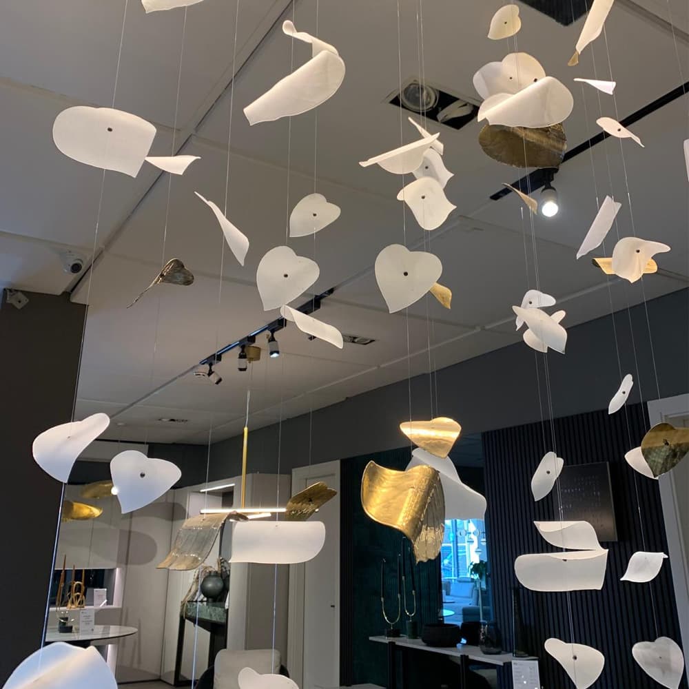 Leaf Chandelier by FCI Clearance