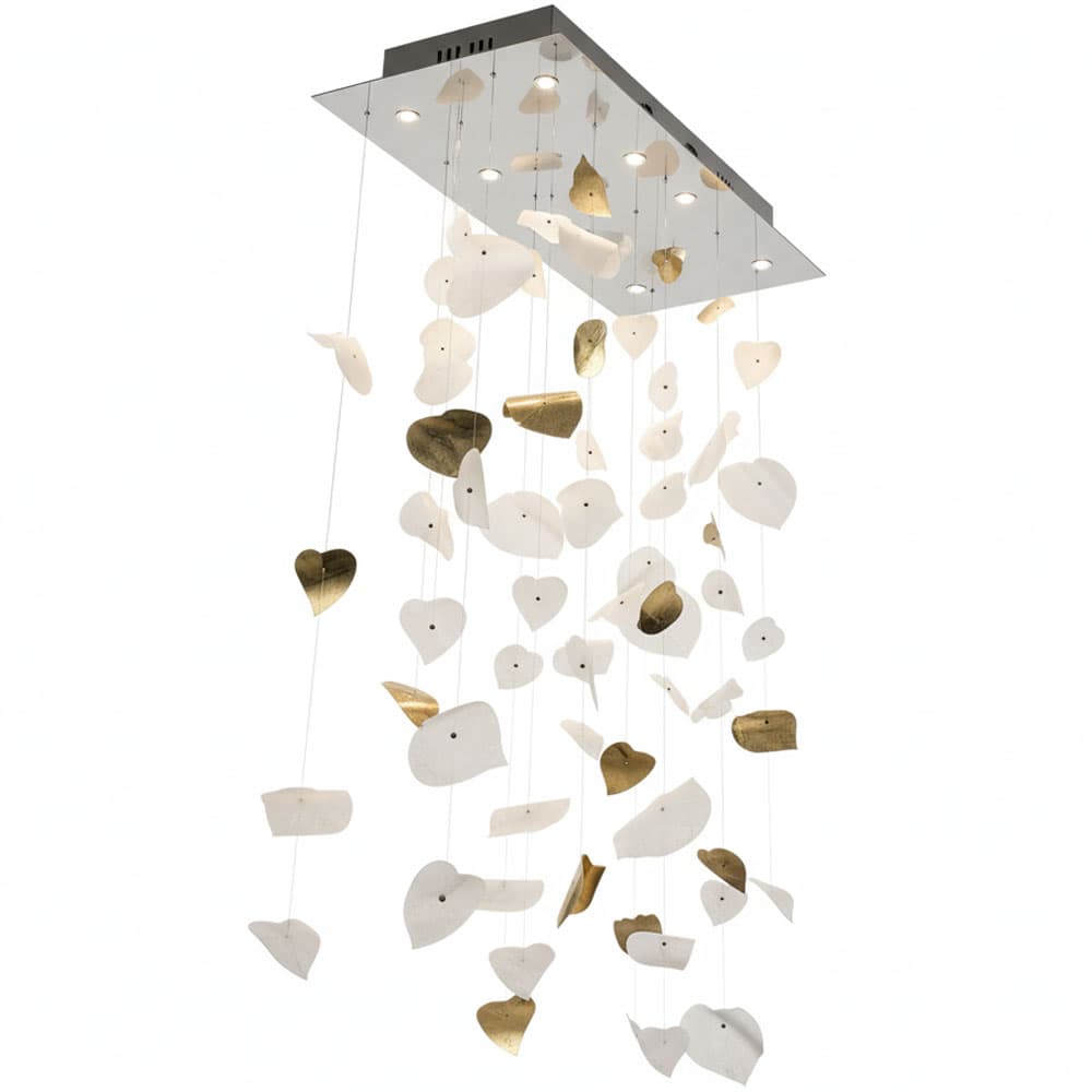 Leaf Chandelier by FCI Clearance