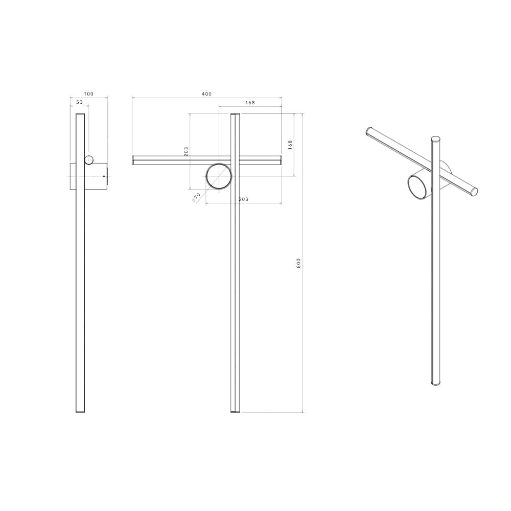 Coordinates Wall Lamp  By FCI London
