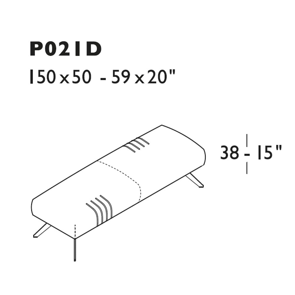 P021D Philly Night Bench By FCI London