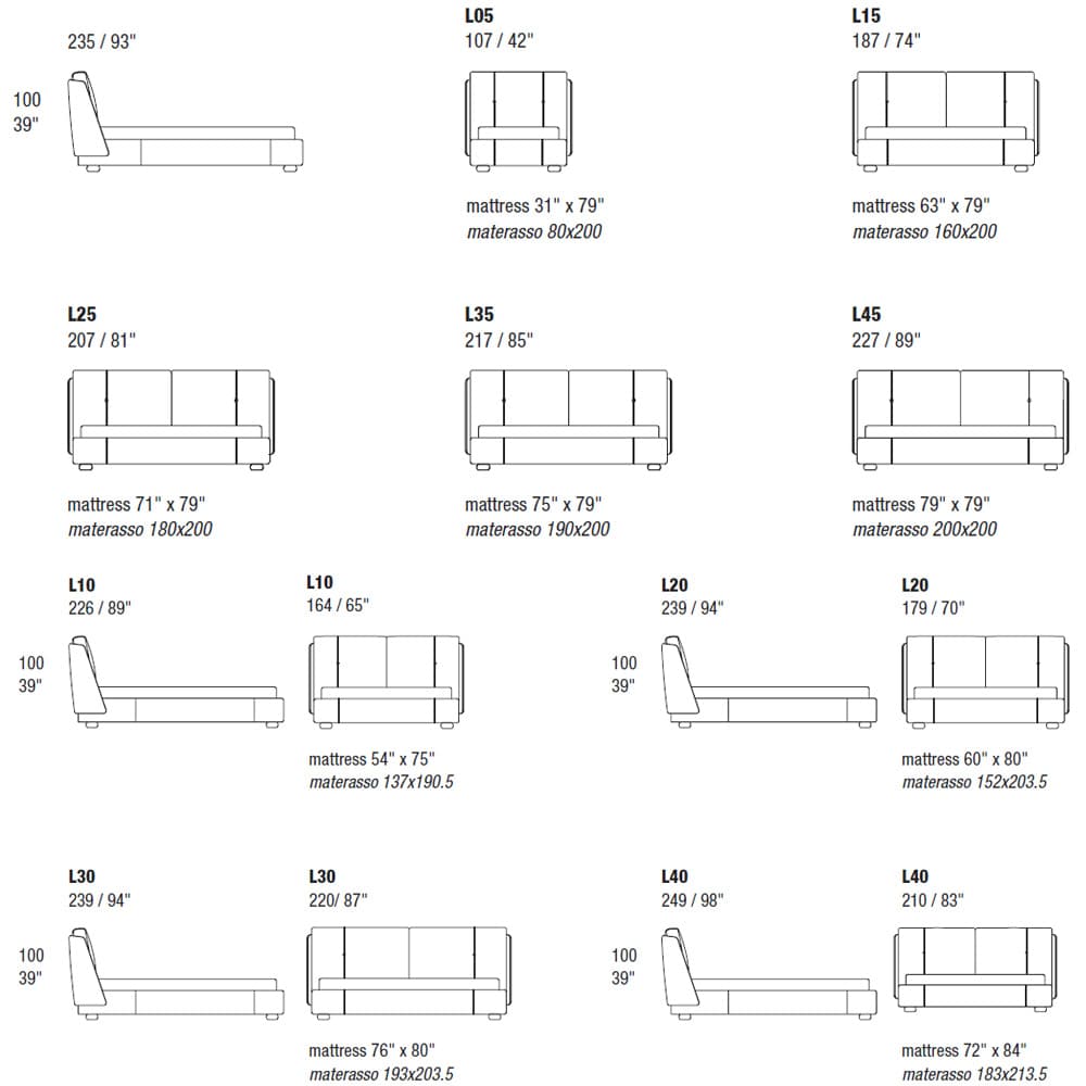Yoko Night Double Bed By FCI London