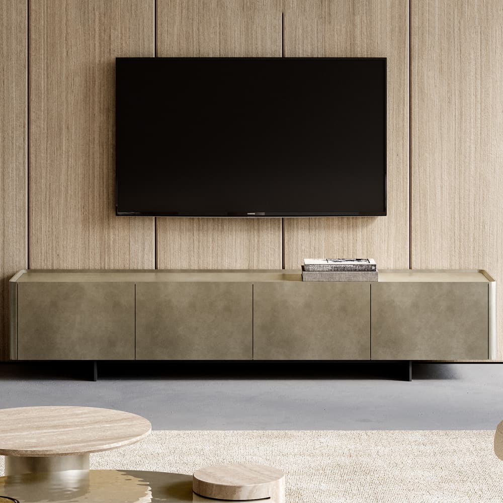 Alma Lacquered TV Wall Unit By FCI London