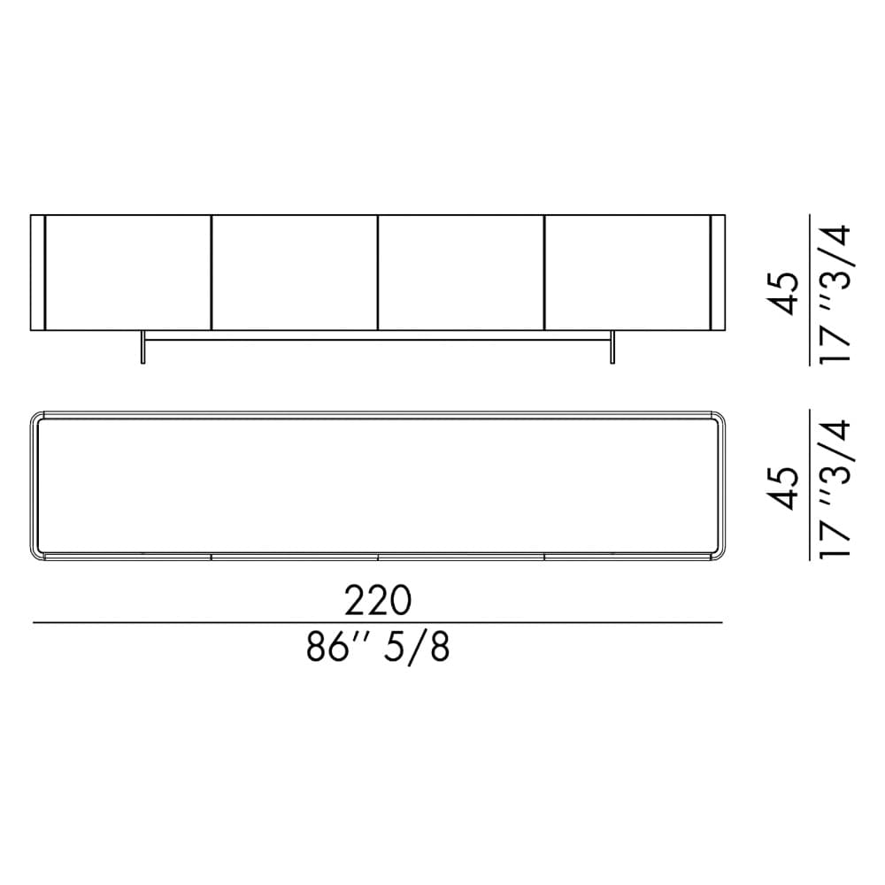 Alma Lacquered TV Wall Unit By FCI London