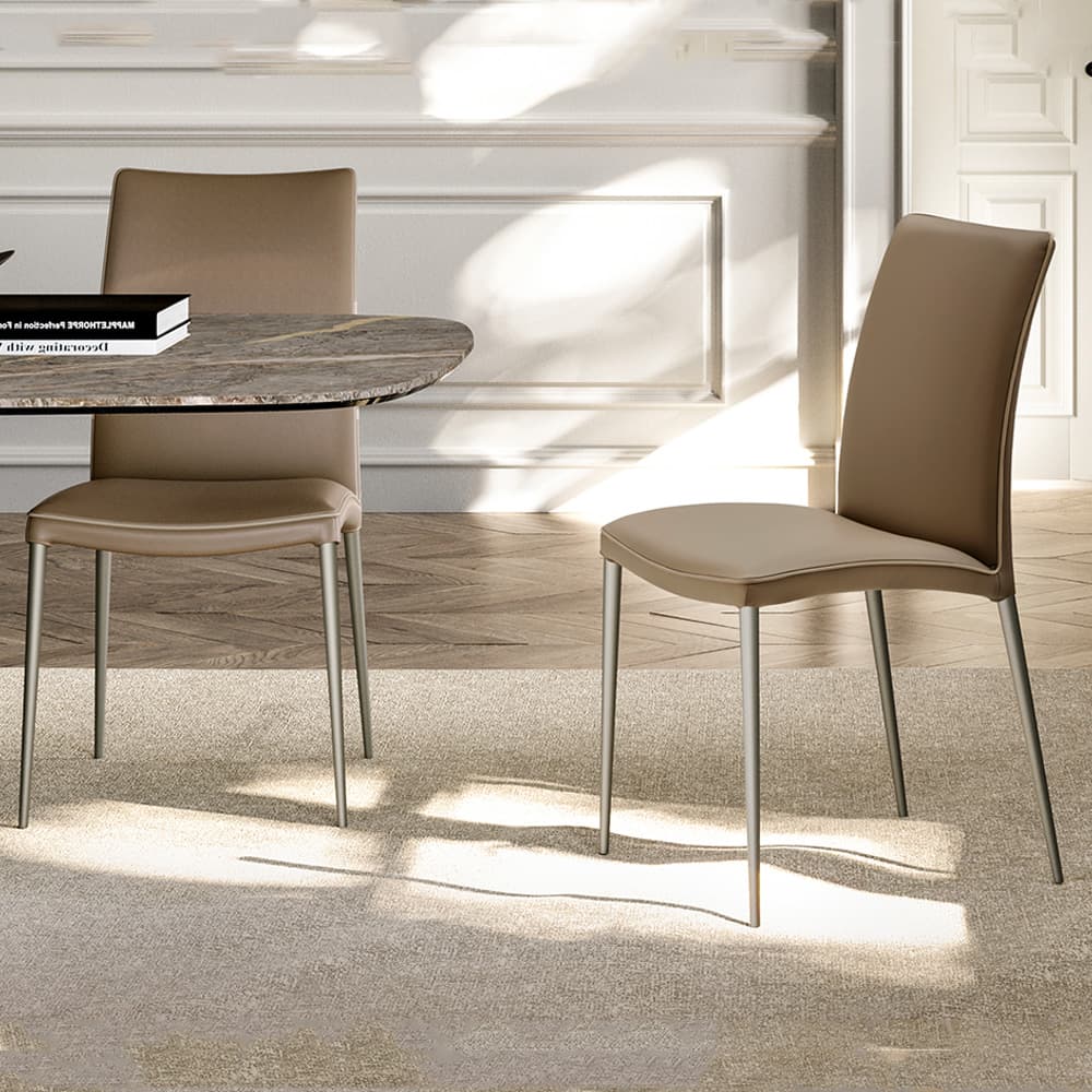 Asia Edge With Metal Legs Dining Chair By FCI London