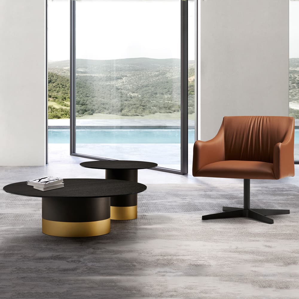 Cilindro Low Top Wood Coffee Table By FCI London