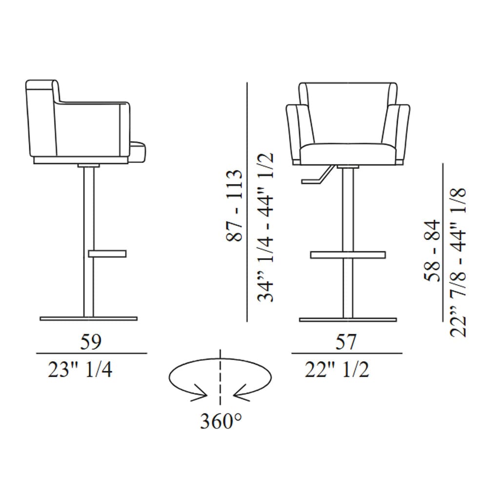 Ely Bar Stool By FCI London