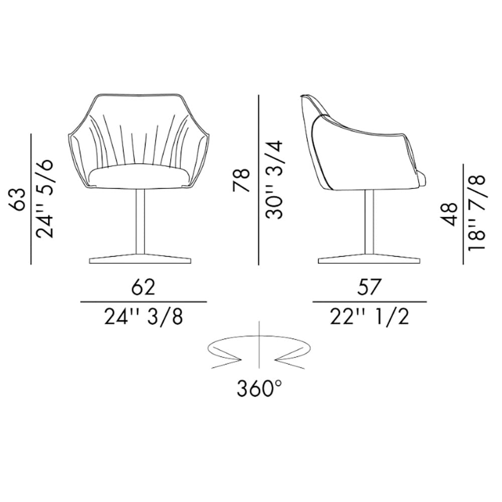 Era 4 Ways Armchair By FCI London