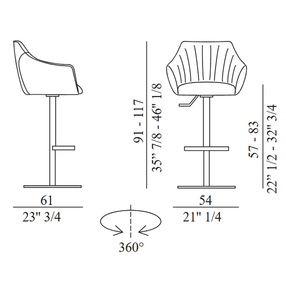 Era Bar Stool By FCI London