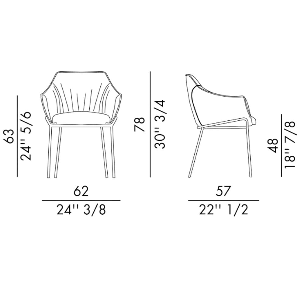 Era With Metal Legs Dining Chair By FCI London