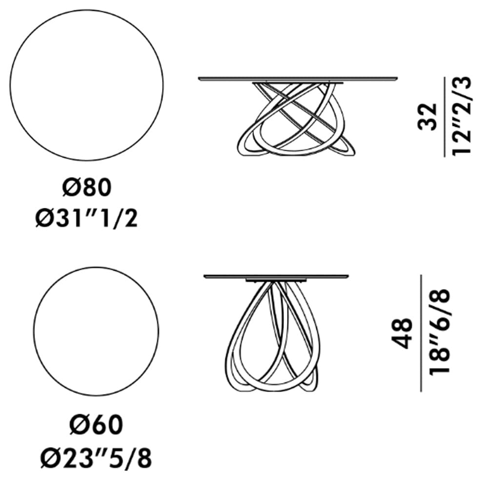 Febe Low Top Marble Coffee Table By FCI London