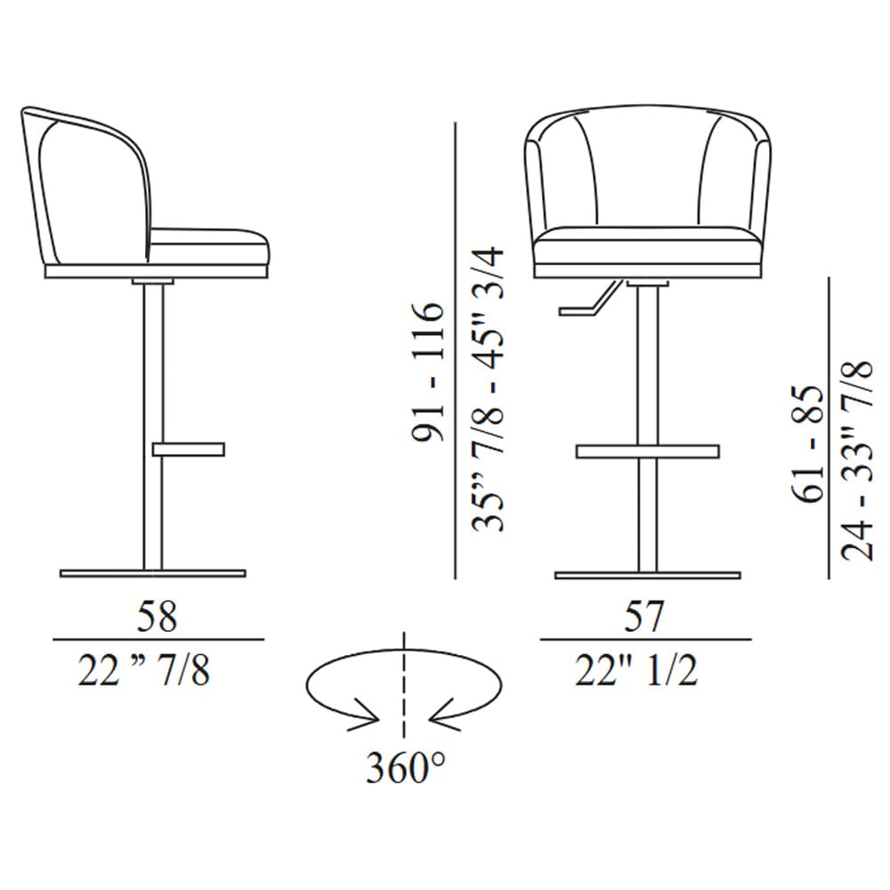 Ginger Bar Stool By FCI London