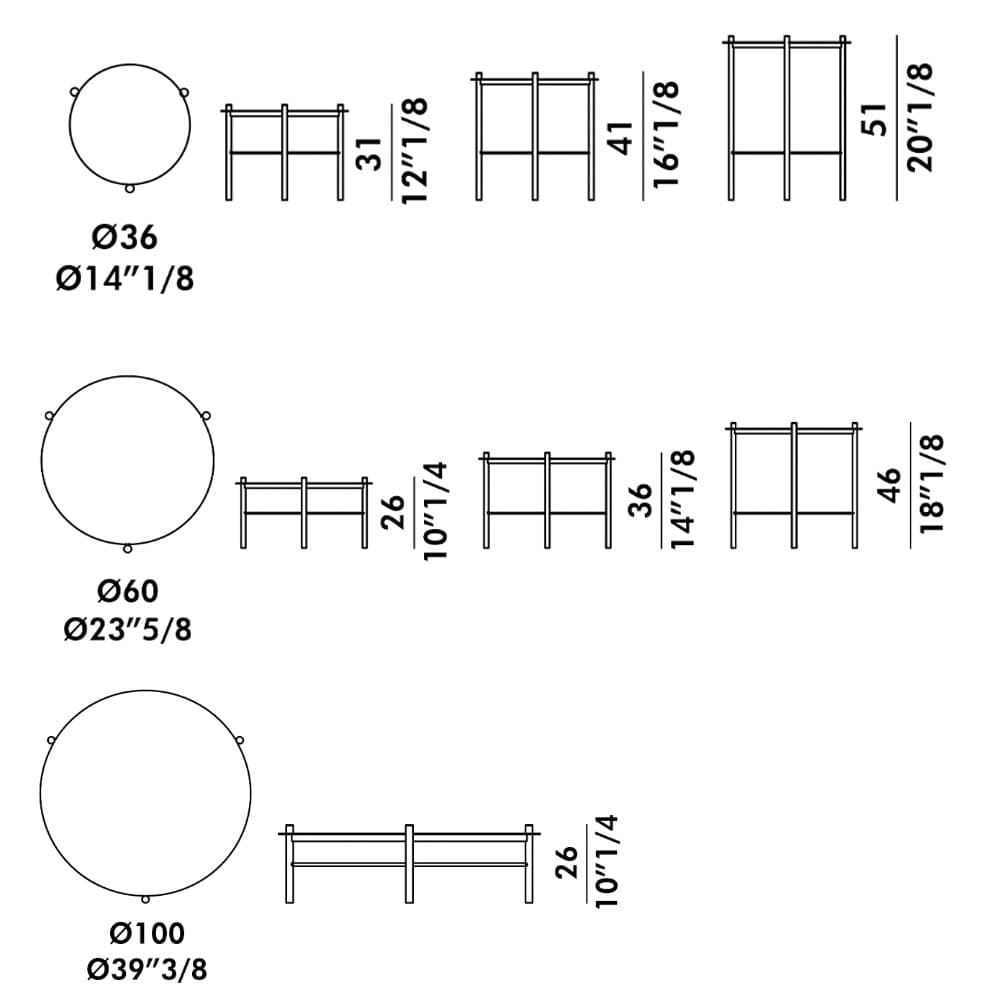Jack Top Ceramic Coffee Table By FCI London