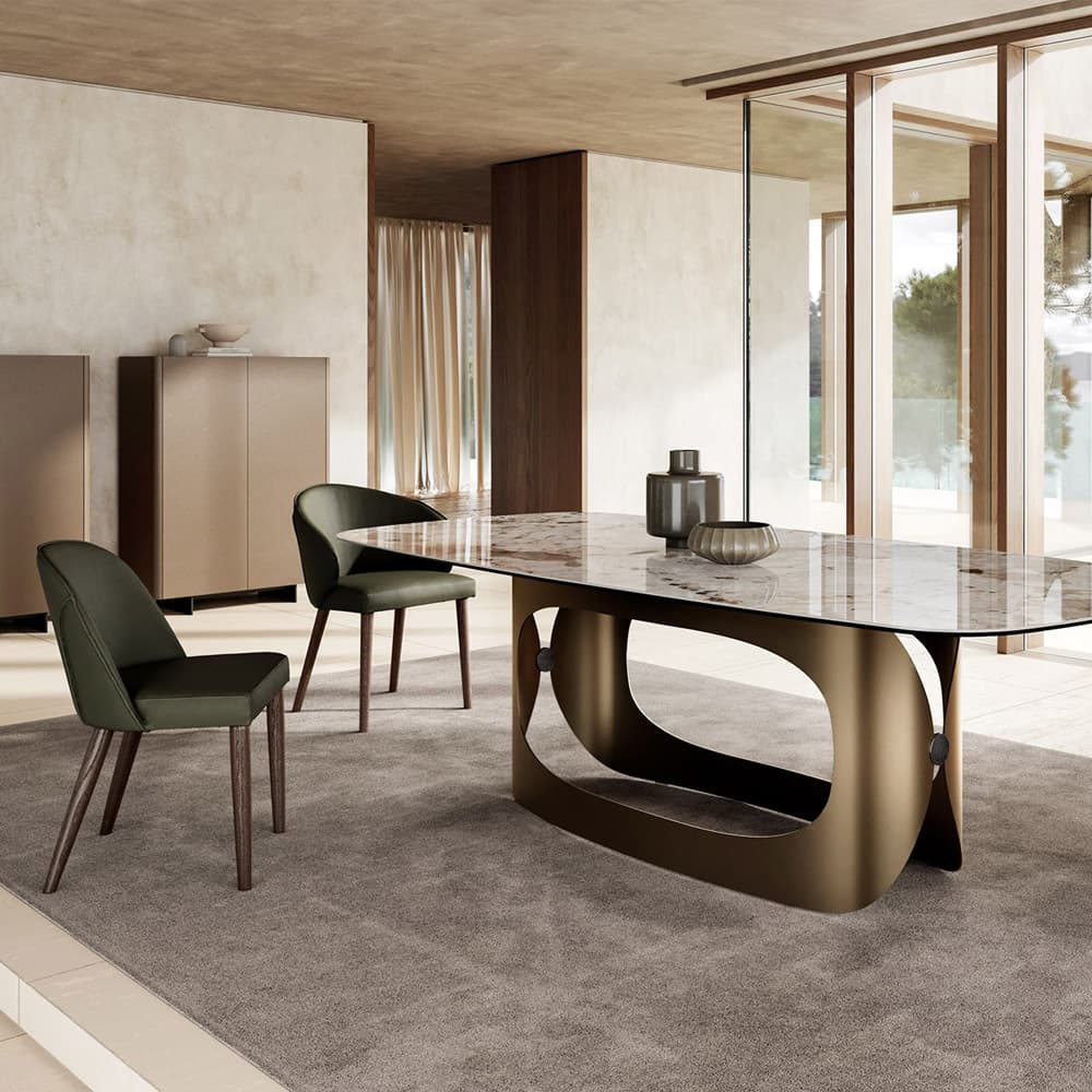 Manta 4 Wooden Legs Dining Chair By FCI London