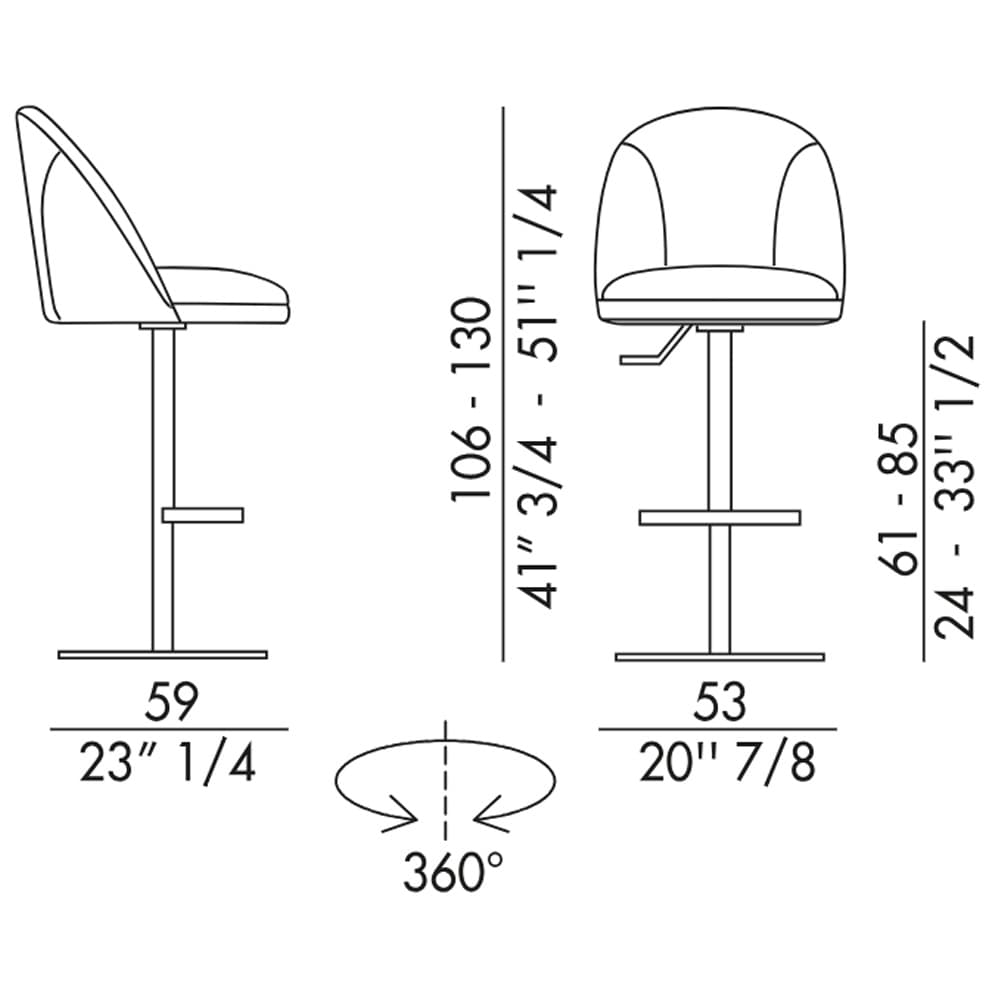 Minni Bar Stool By FCI London