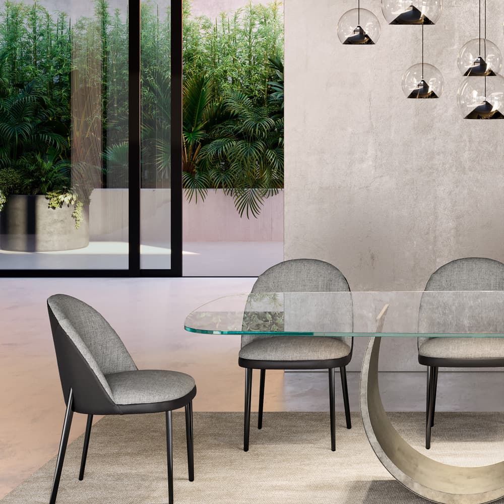 Minni With Metal Legs Dining Chair By FCI London