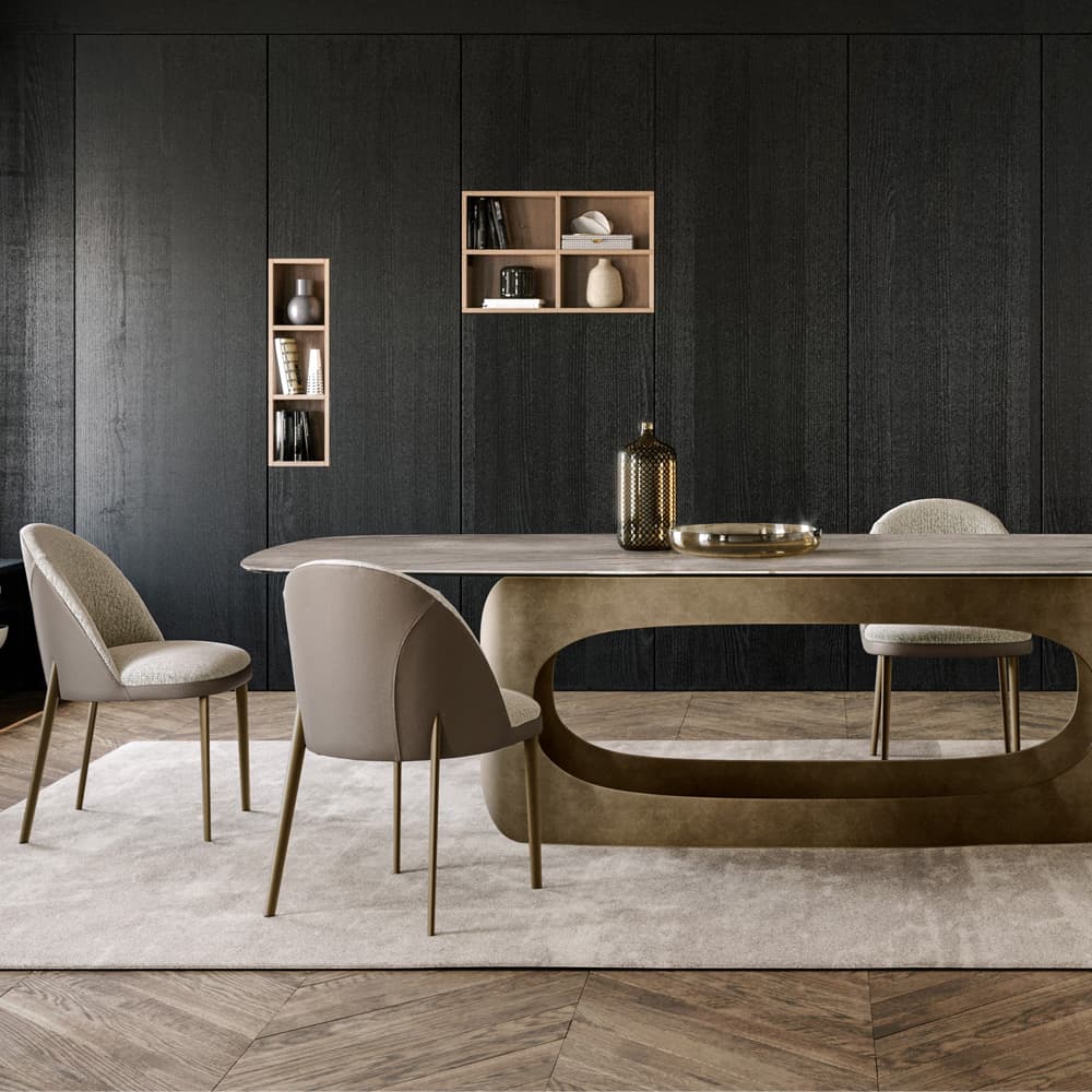 Minni With Metal Legs Dining Chair By FCI London