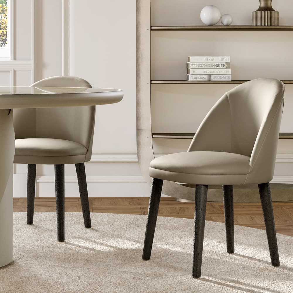 Minni With Wooden Legs Dining Chair By FCI London