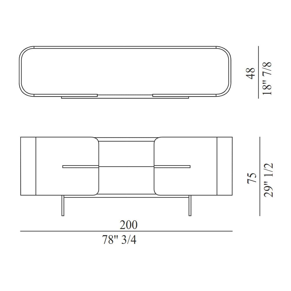 Ninfa Sideboard By FCI London