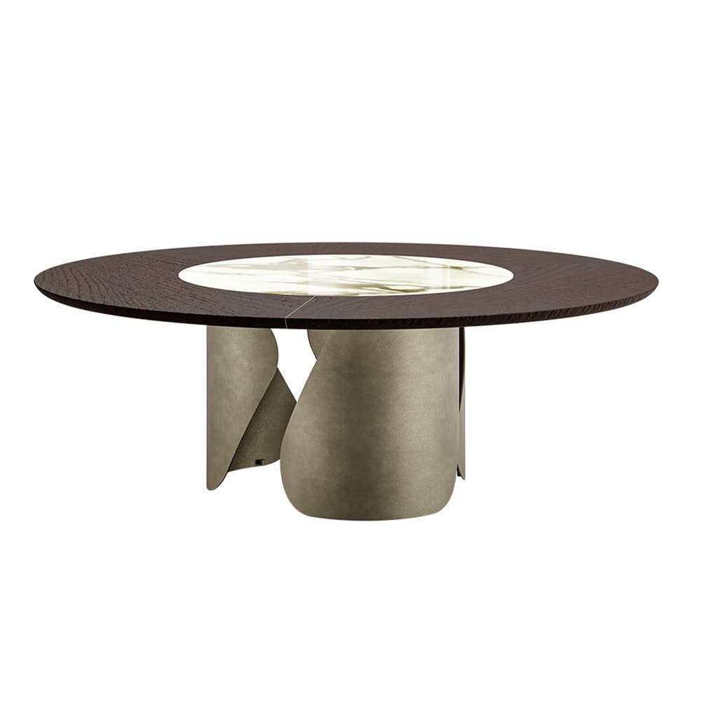 Onda Top Wood Ceramic Dining Table By FCI London