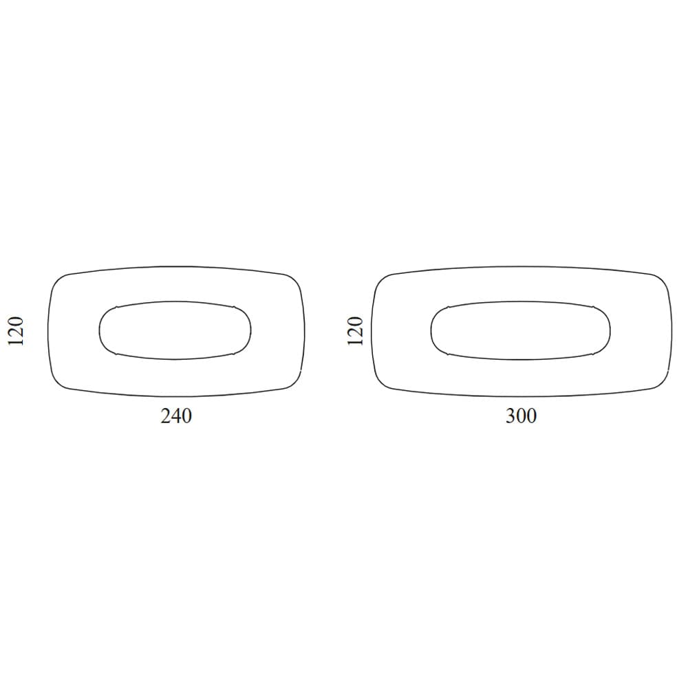 Polifemo Top King Ceramic Dining Table By FCI London