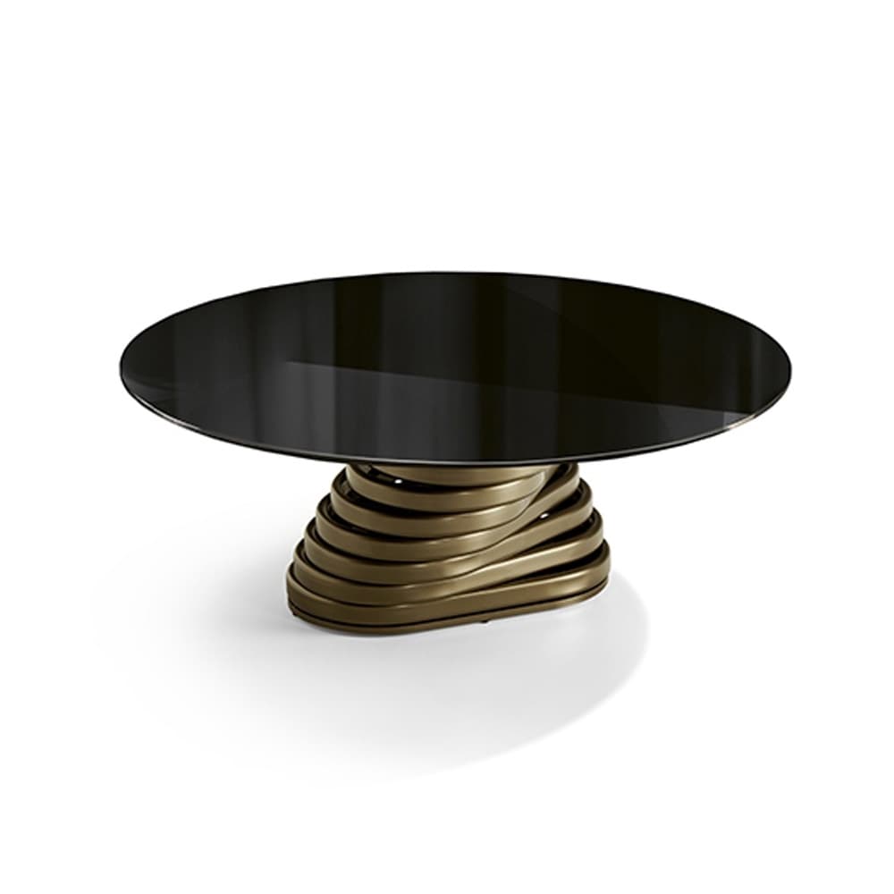 Rotolo Low Top Glass Coffee Table By FCI London