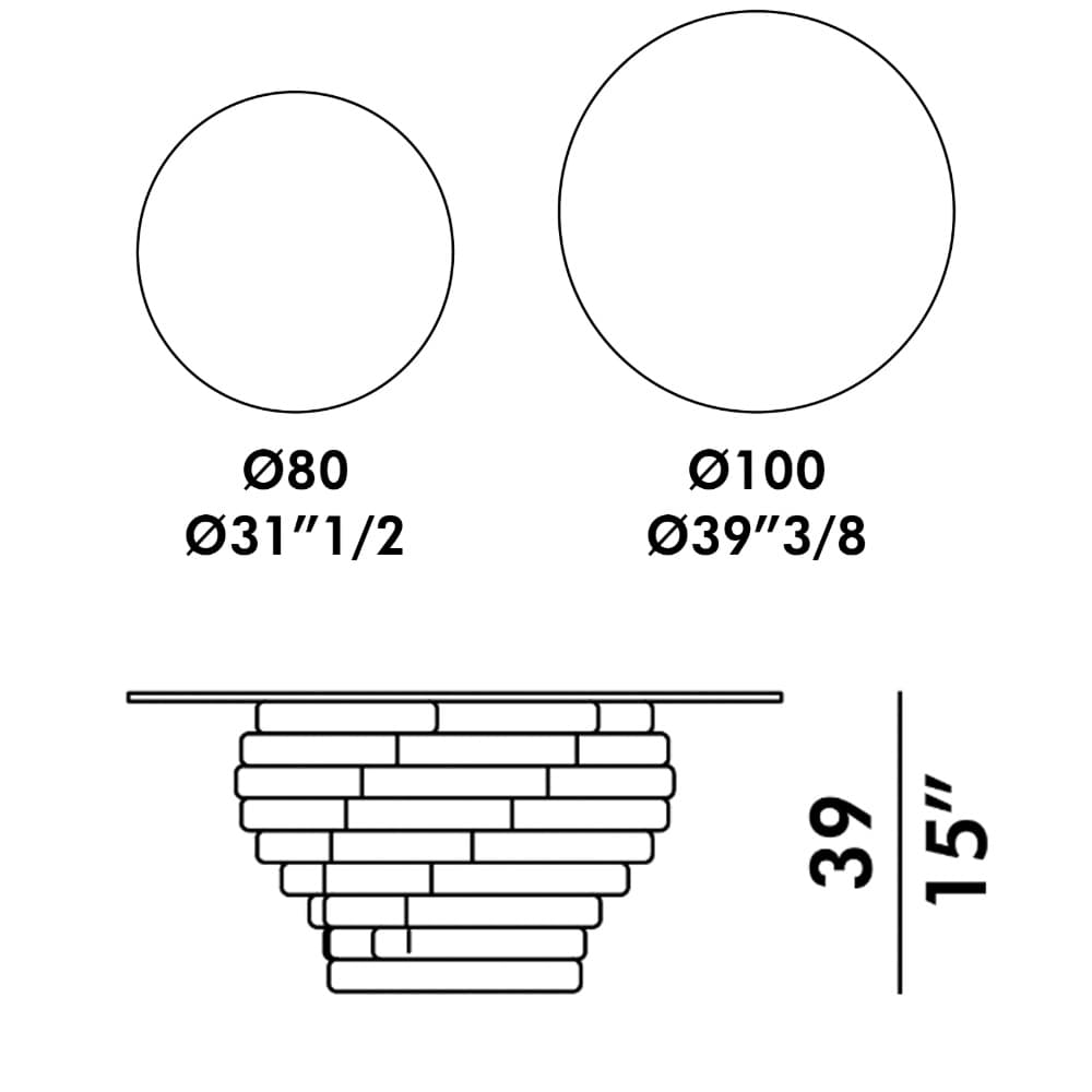Rotolo Low Top Wood Coffee Table By FCI London