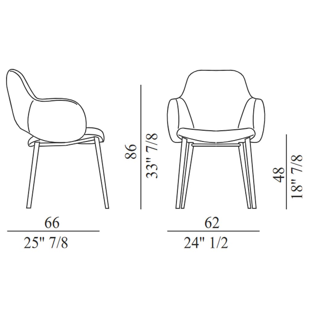 Silhouette Armchair By FCI London