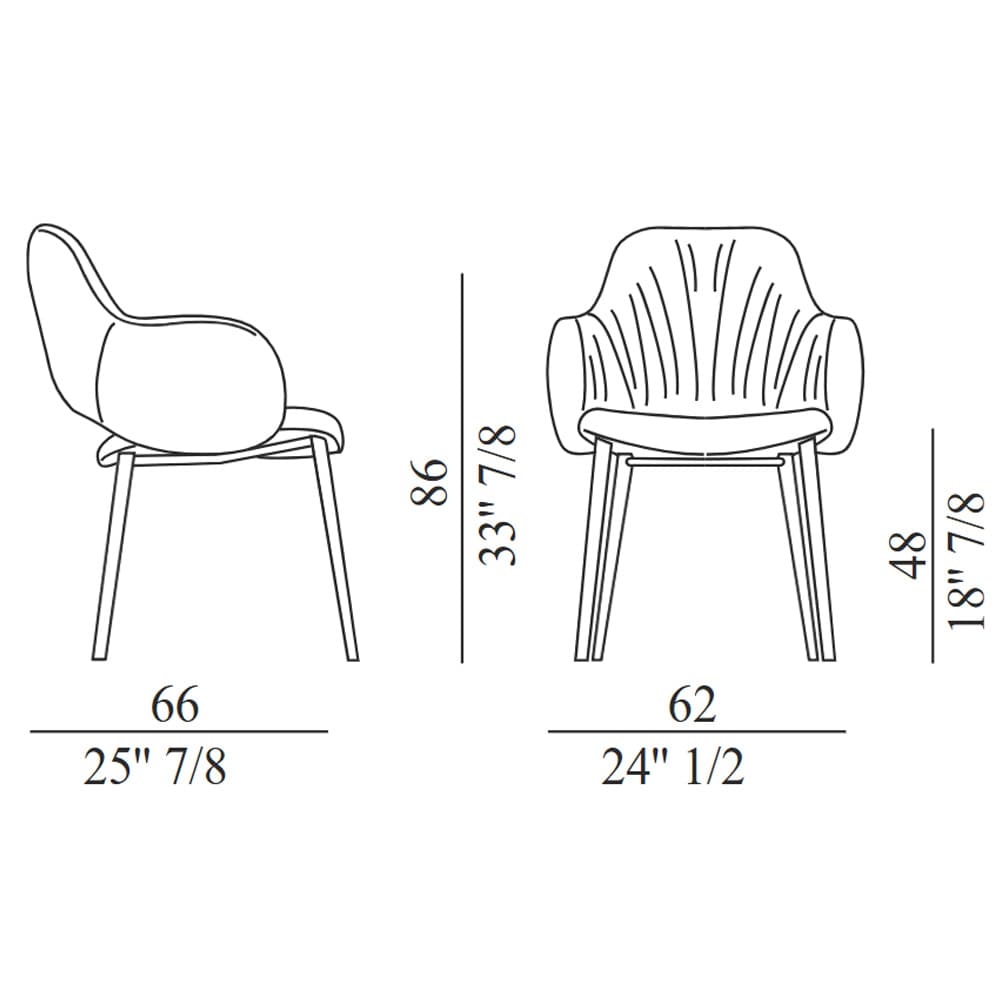 Silhouette Deluxe Armchair By FCI London