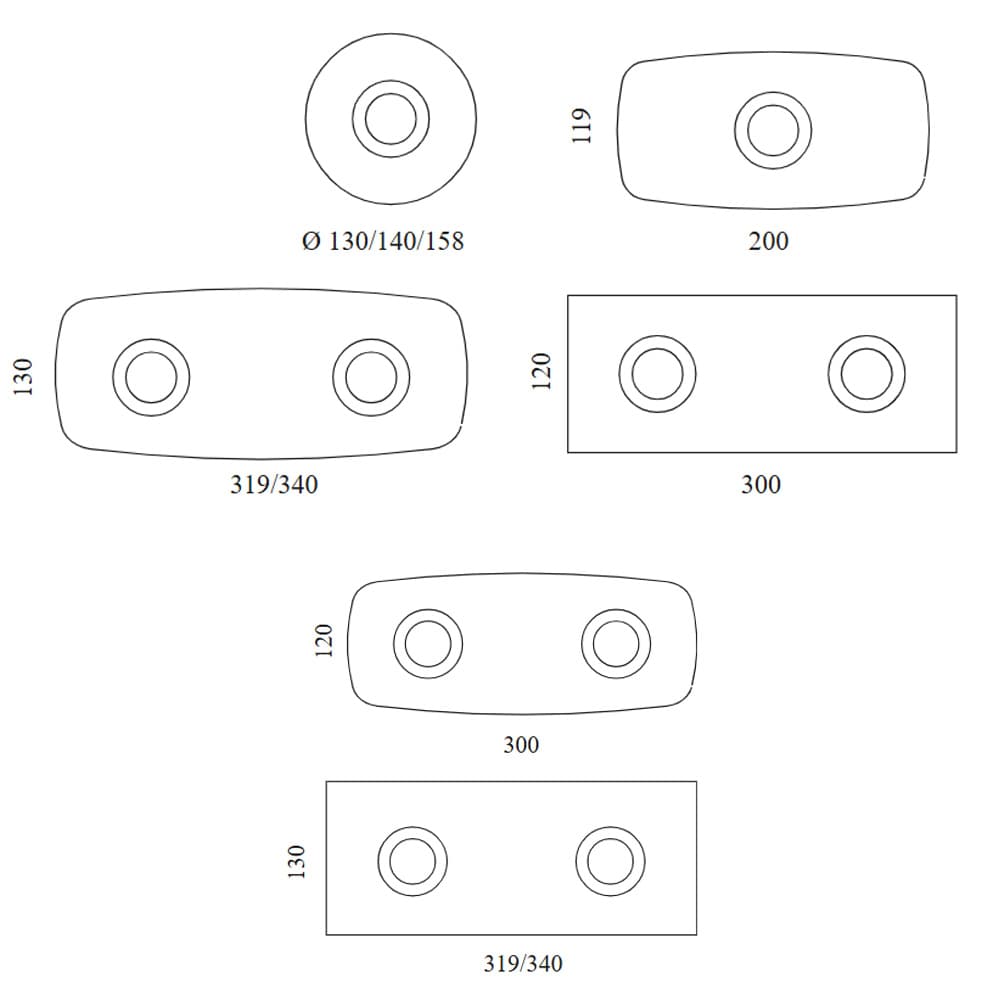 Teo Top Ceramic Dining Table By FCI London