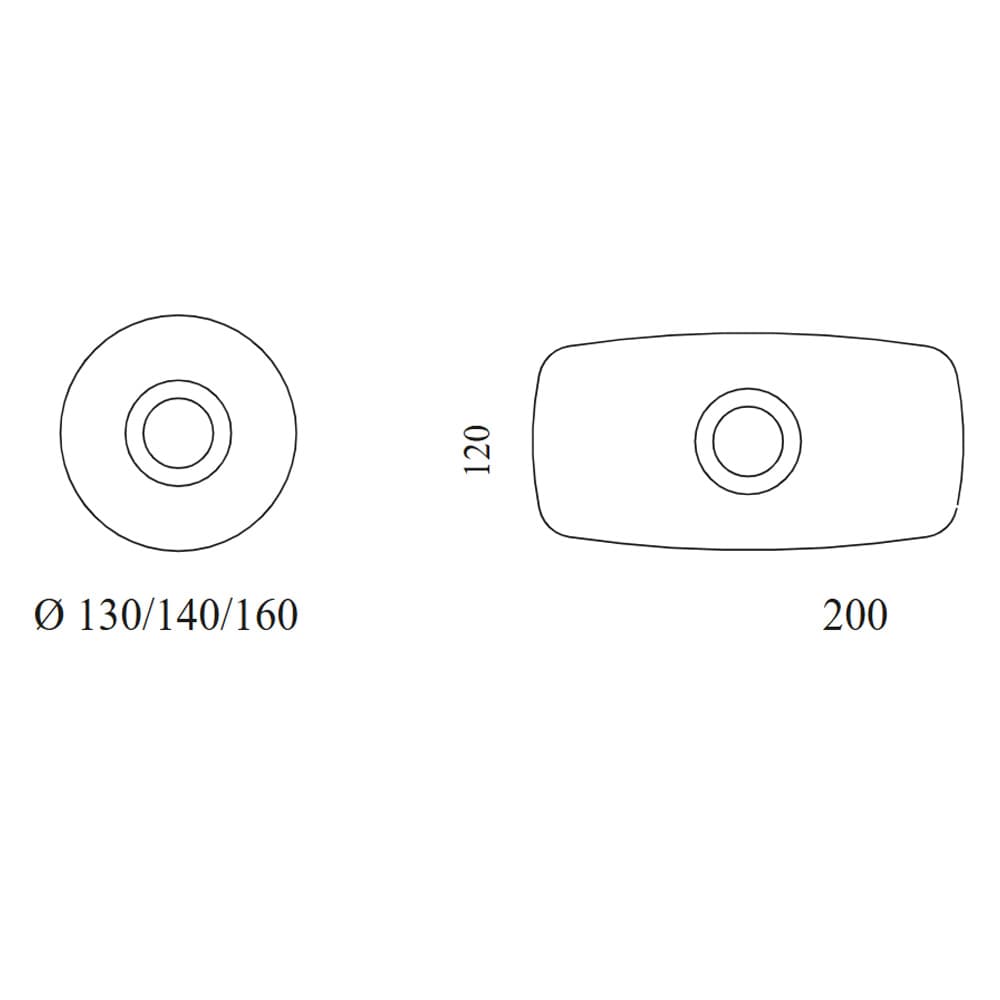 Teo Top Marble Dining Table By FCI London