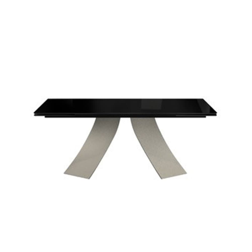 Twist Extendable Top Cristallo Dining Table By FCI London